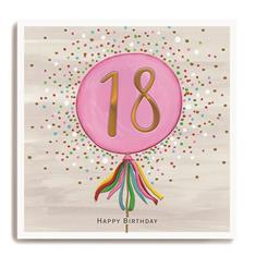 18th Birthday Pink Card