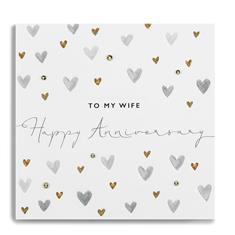 To My Wife Happy Anniversary Card