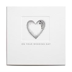 On Your Wedding Day Heart Card