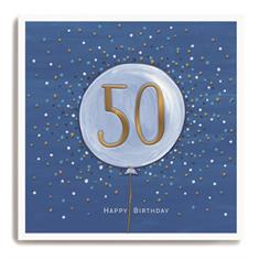 Happy 50th Birthday Card