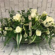 White Embrace Basket
