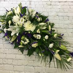 White and Purple spray