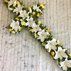 Yellow and White Cross