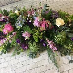 Country Summer Casket  Spray