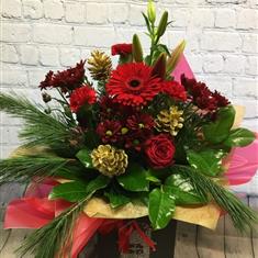 Advent Christmas hand tied