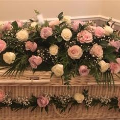 Rose Casket Spray and Garland Collection 