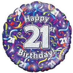 Happy 21st Balloon