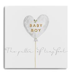 Baby Boy The Patter Of Tiny Feet Card