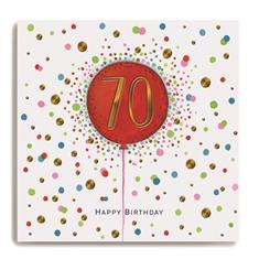 70th Birthday Card