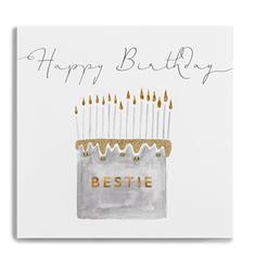 Happy Birthday Bestie Card