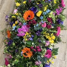  Colourful Casket Spray
