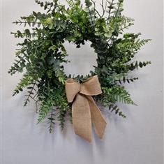 Faux Eucalyptus Door Wreath 