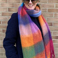 Angora Mix Scarf Firework