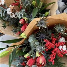 Festive Hand Tied Bouquet