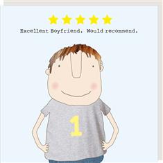 Five Star Boyfriend Card