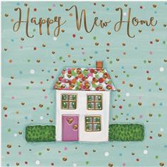 Happy New Home House Card