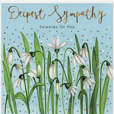 Deepest Sympathy Thinking Of You Card