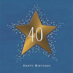 40 Happy Birthday Card