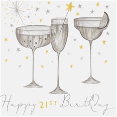 Happy 21st Birthday Card