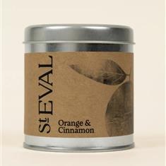 Orange and Cinnamon Candle