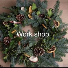 Christmas Wreath Workshop at Batched Bar