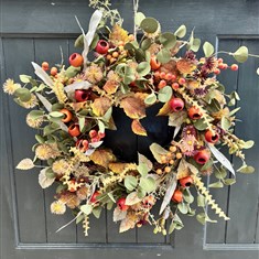 Dried Autumn wreath